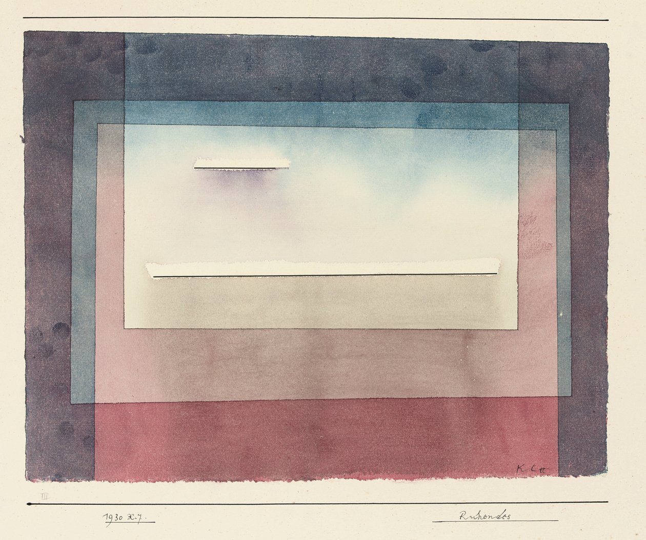 uykuda, 1930 by Paul Klee