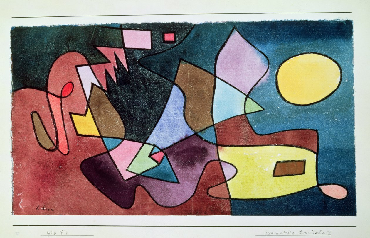 Dramatik Manzara by Paul Klee