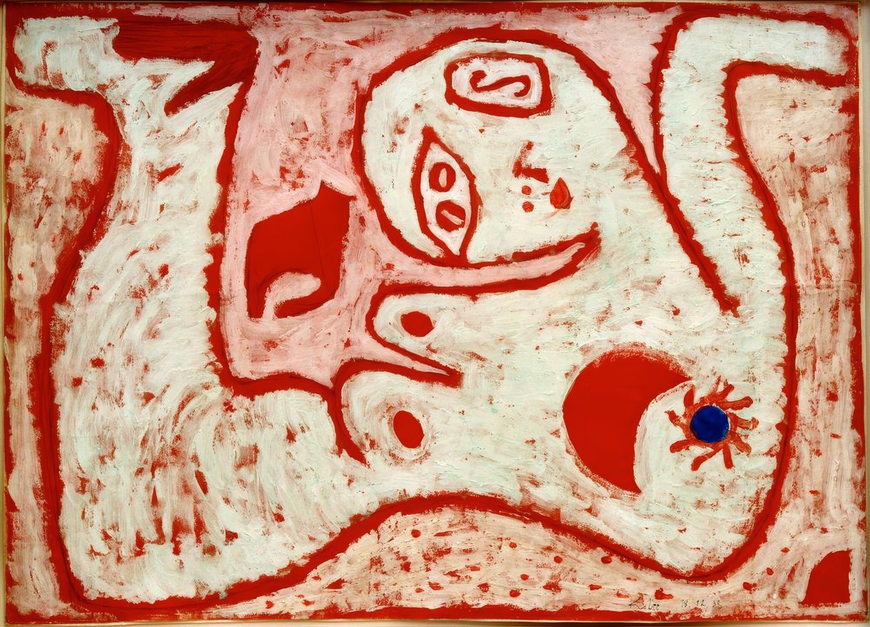 Tanrılar için bir kadın by Paul Klee