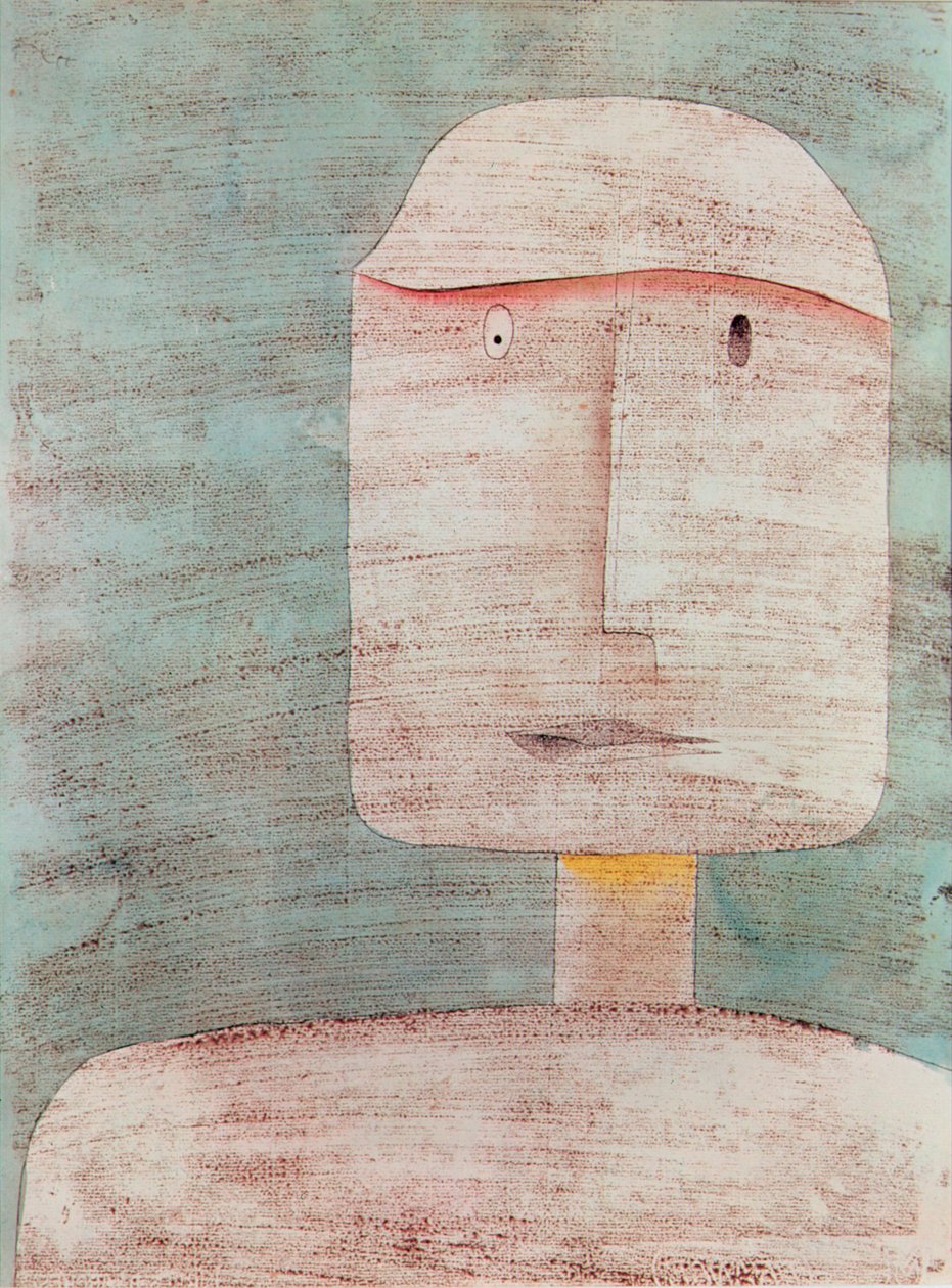 Bir Savaşçının Yüzü by Paul Klee