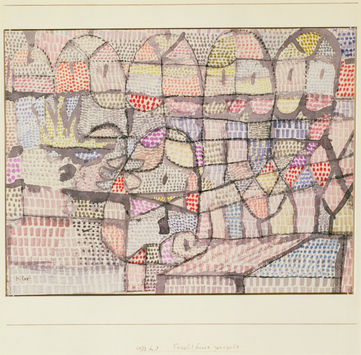 Doğurgan iyi Düzenli by Paul Klee