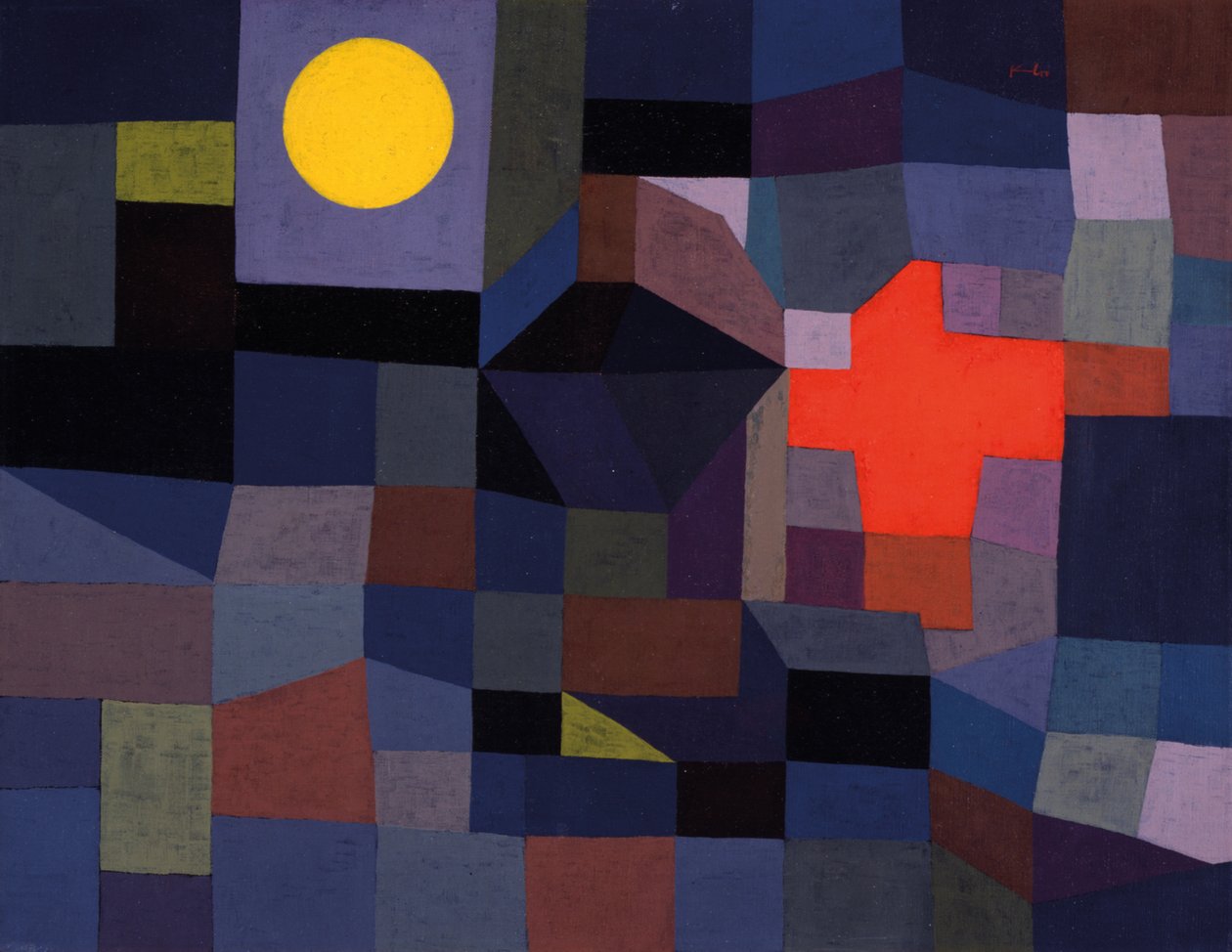 Dolunayda Ateş by Paul Klee