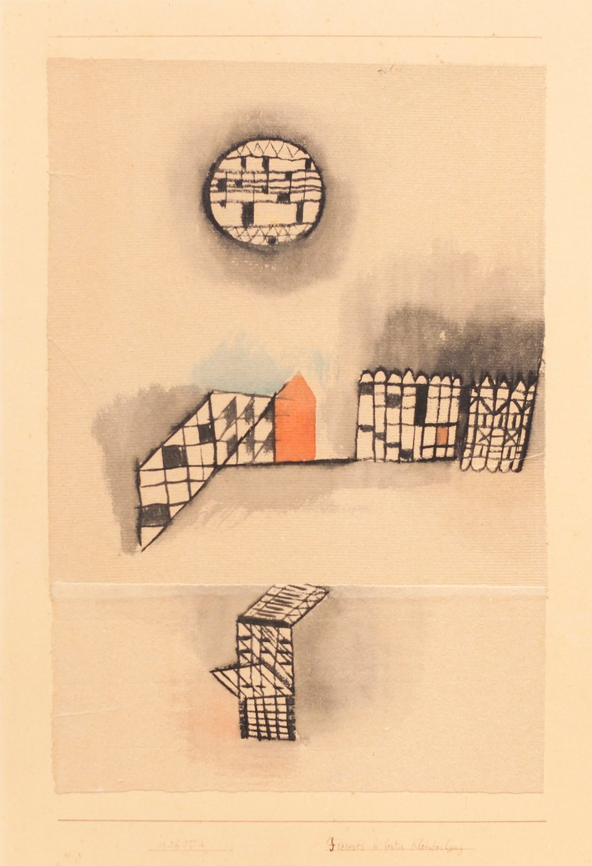 sabit bölümdeki talip by Paul Klee