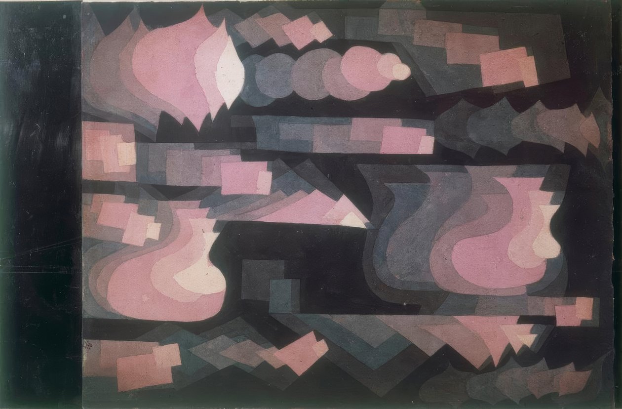 kırmızı füg by Paul Klee