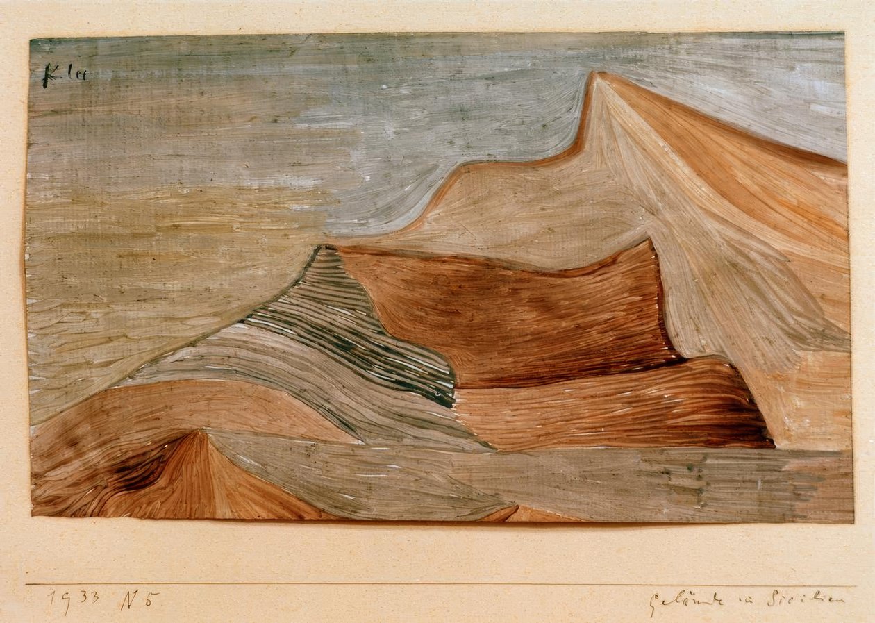 Güneydeki arazi by Paul Klee