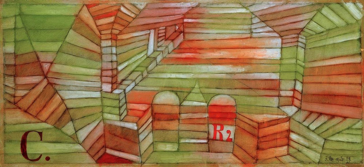 Salon C girişi R 2 by Paul Klee