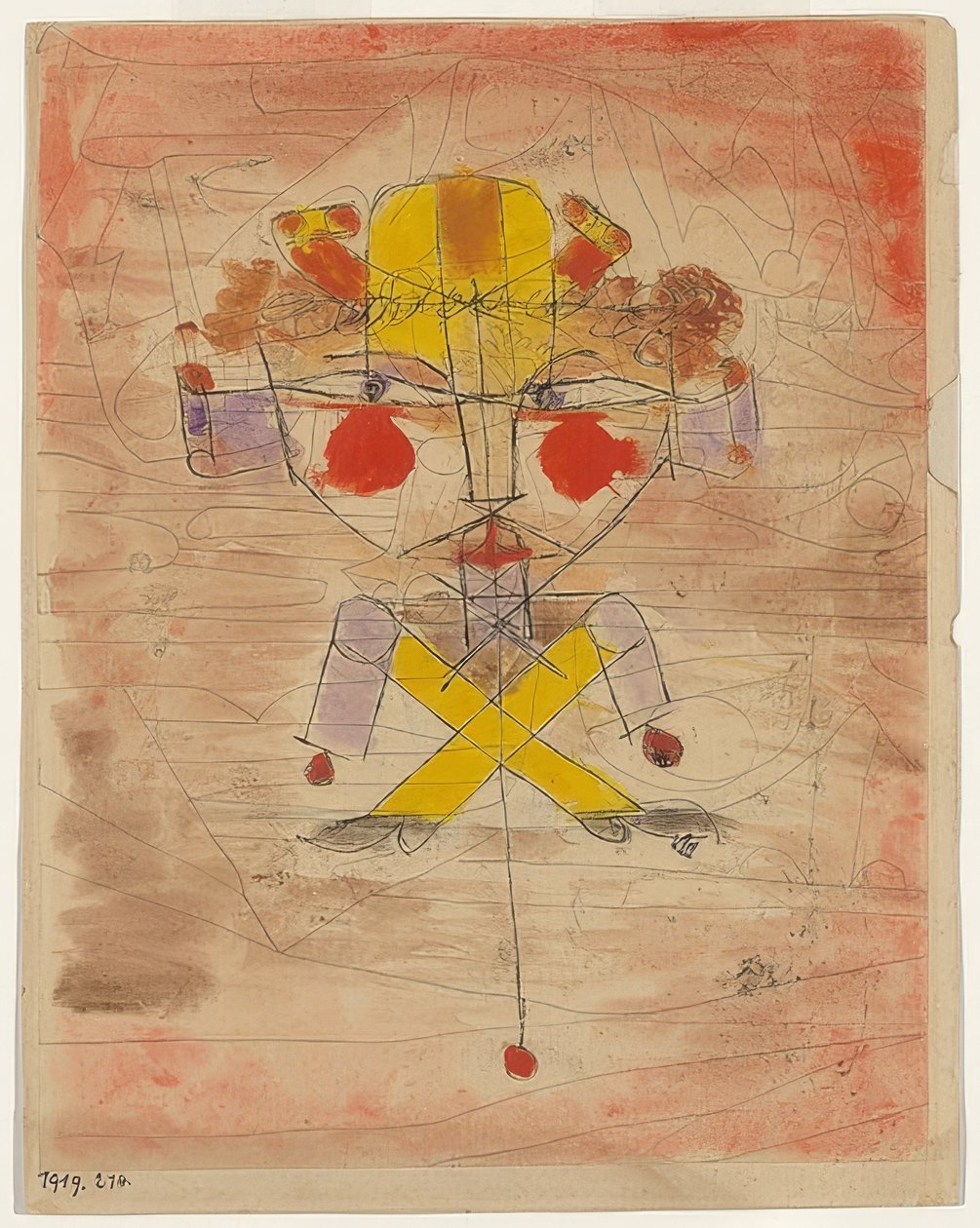 Hampelmann. 1919 by Paul Klee