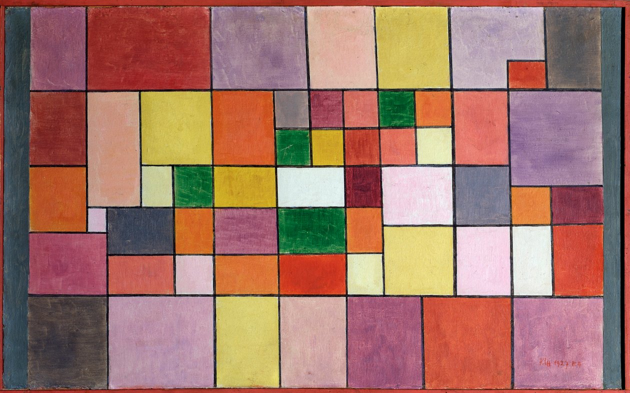 İskandinav Florasının Uyumu - Tablo by Paul Klee