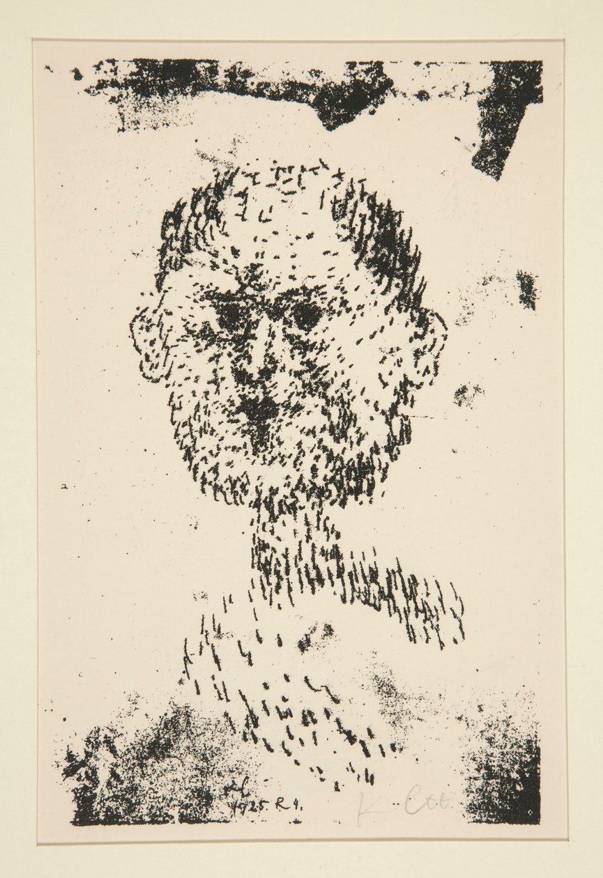 Kafa (Kopf) - Sakallı Adam (Baertiger Mann) by Paul Klee