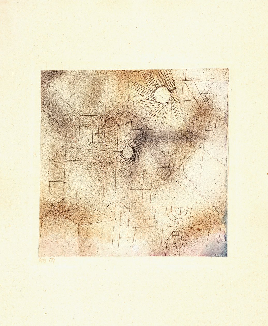 Güneşteki Ev by Paul Klee
