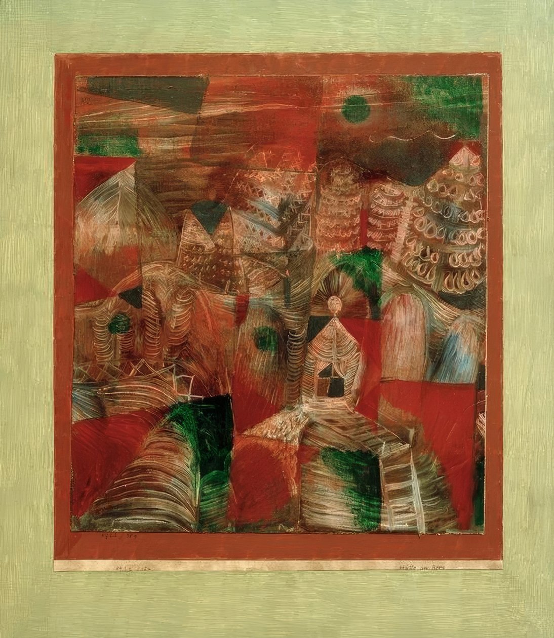 Dağda kulübe by Paul Klee