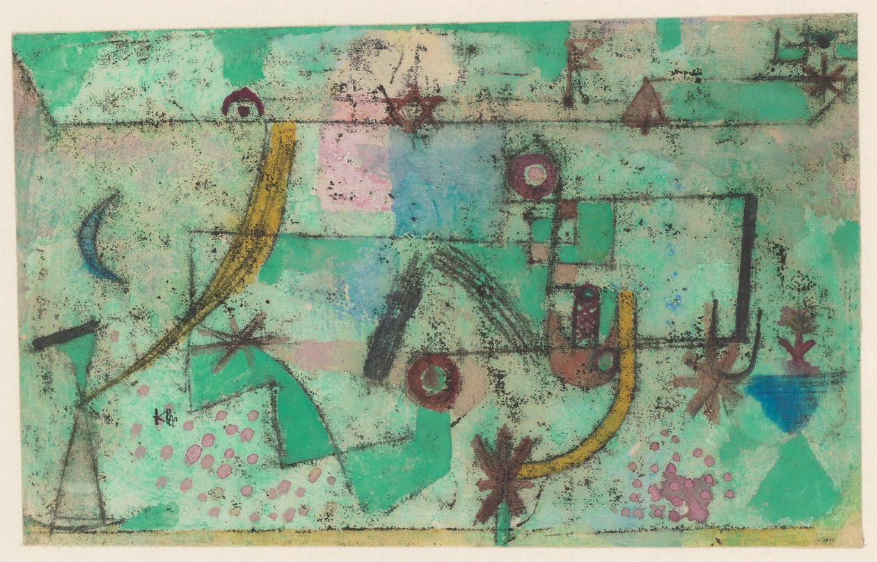 Bach tarzında by Paul Klee