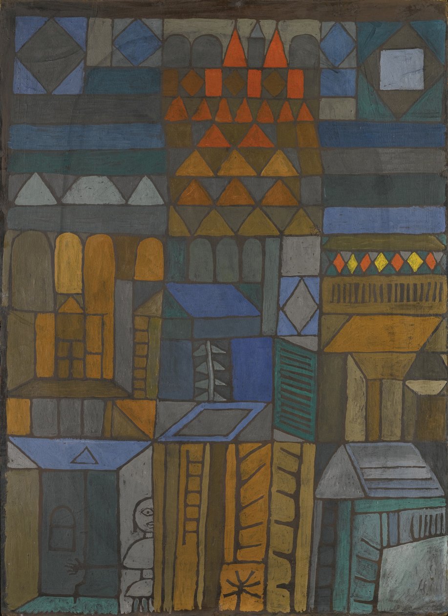Yeni Başlayan Serinlik, 1937 by Paul Klee