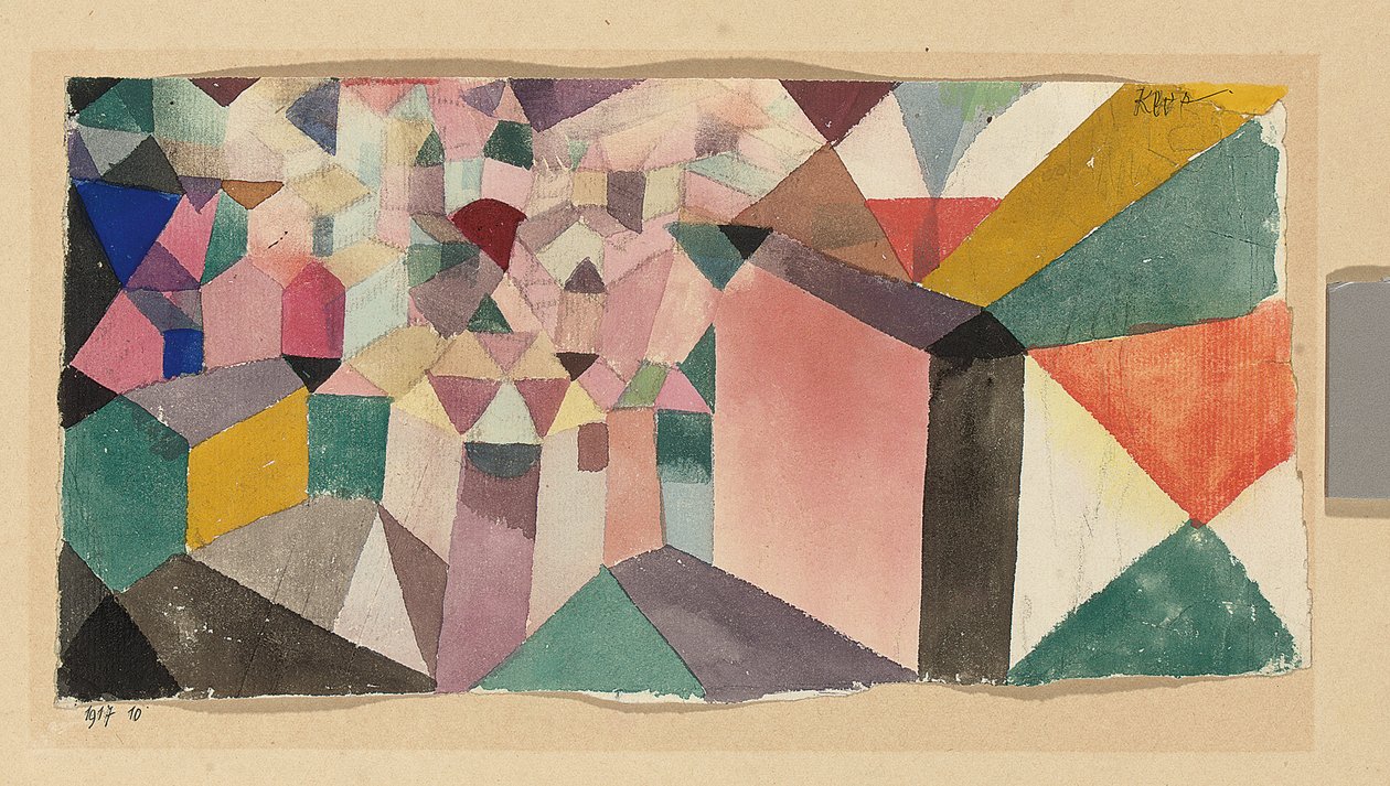 Bir Şehre Bakış; bir şehre bakış by Paul Klee