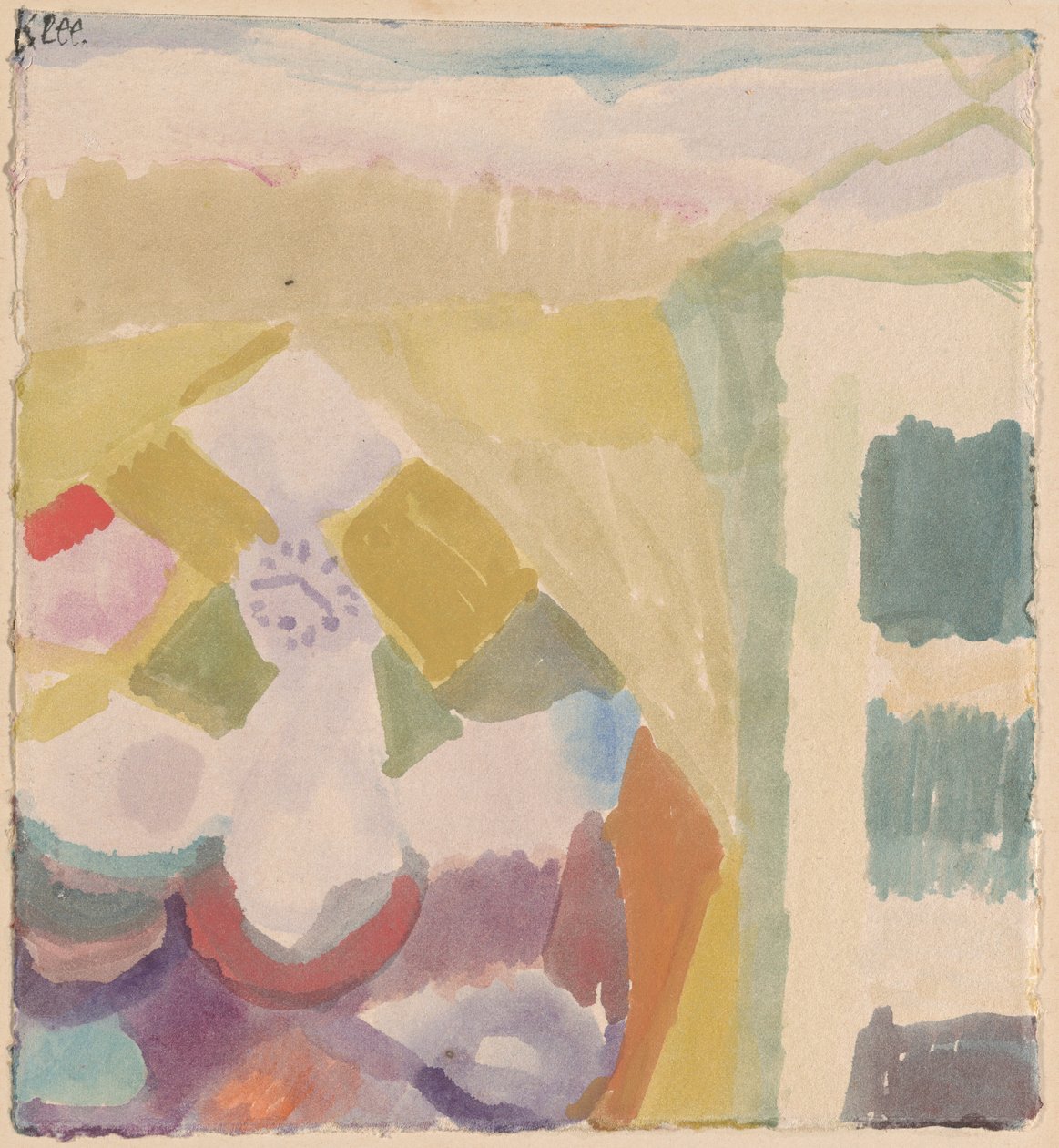 Saatli İç Mekan by Paul Klee