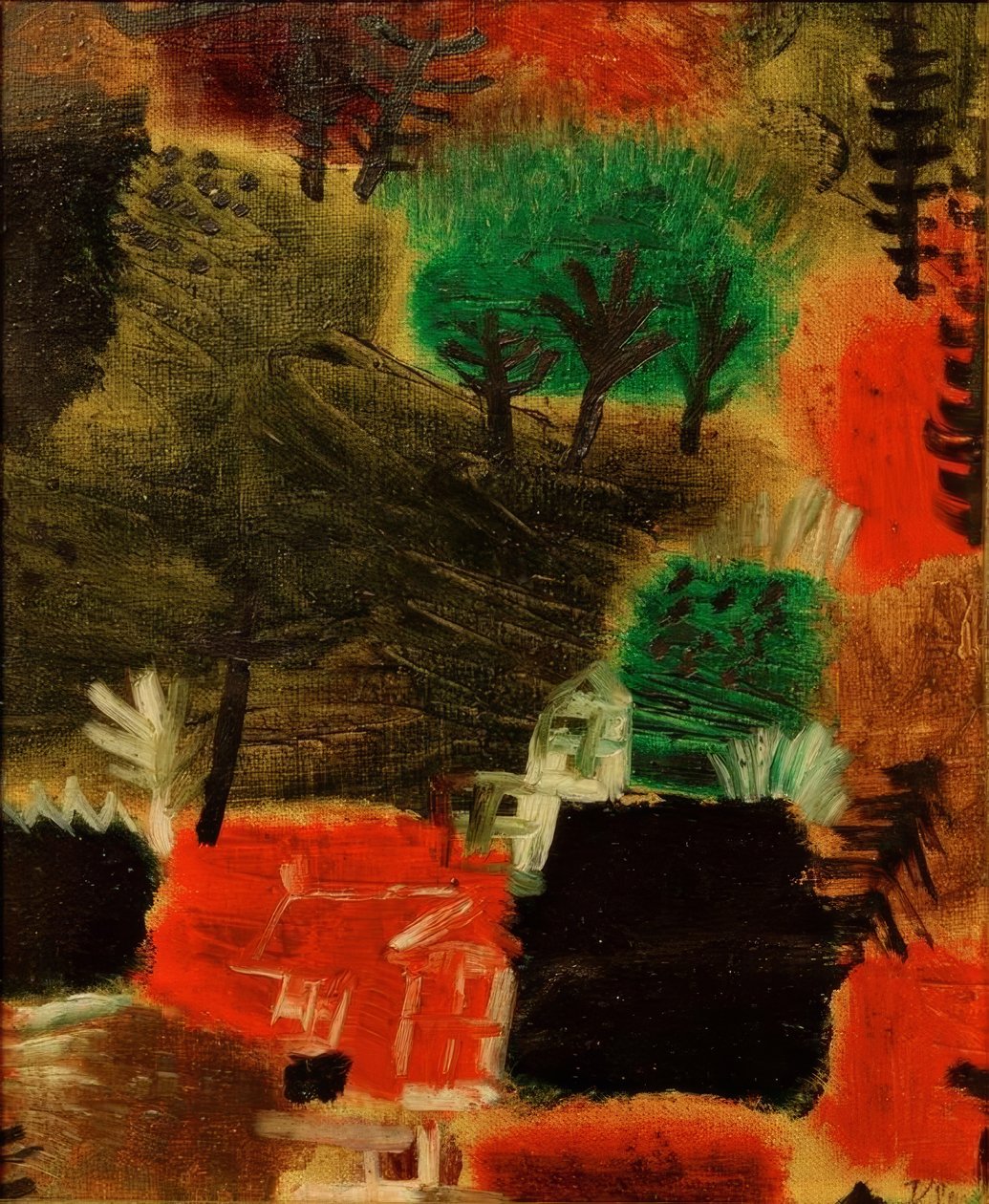 Küçük manzara by Paul Klee