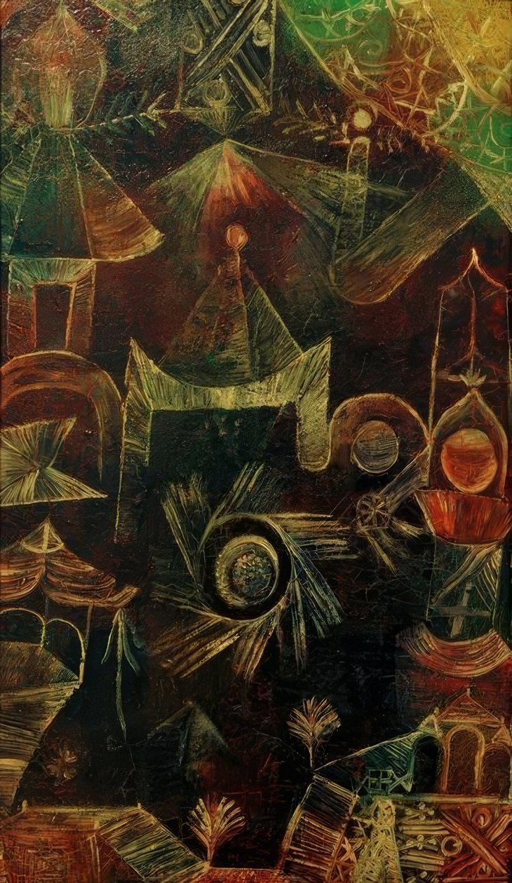 kozmik mimari by Paul Klee