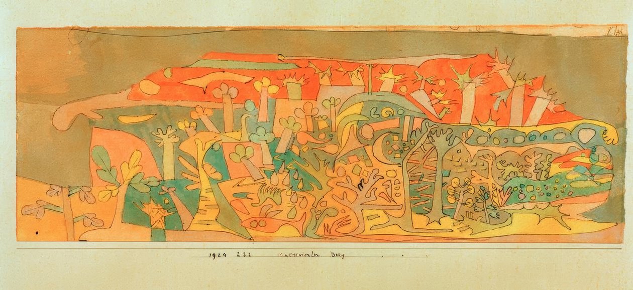 ekili dağ by Paul Klee