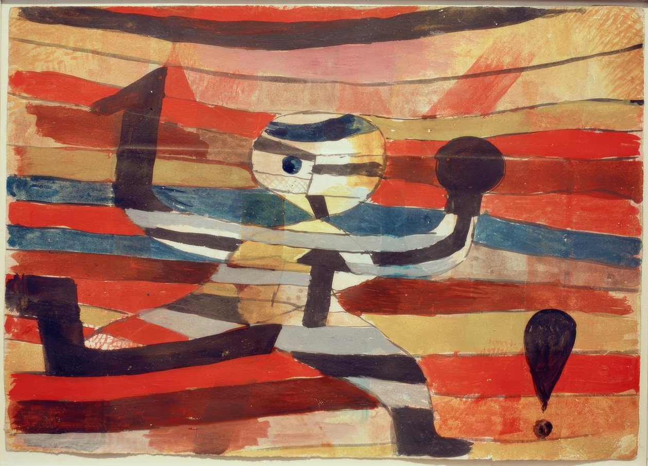 koşucu by Paul Klee