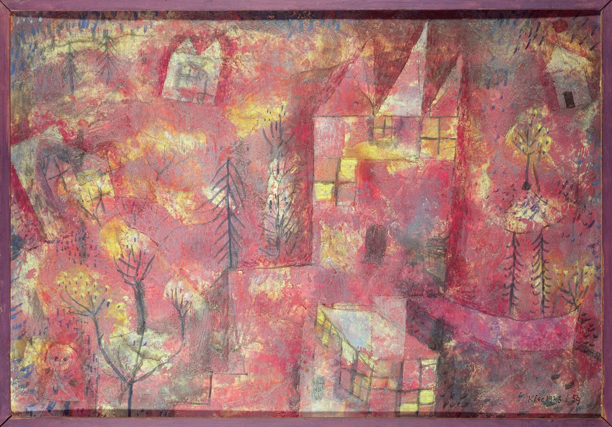 Çocuklu manzara by Paul Klee