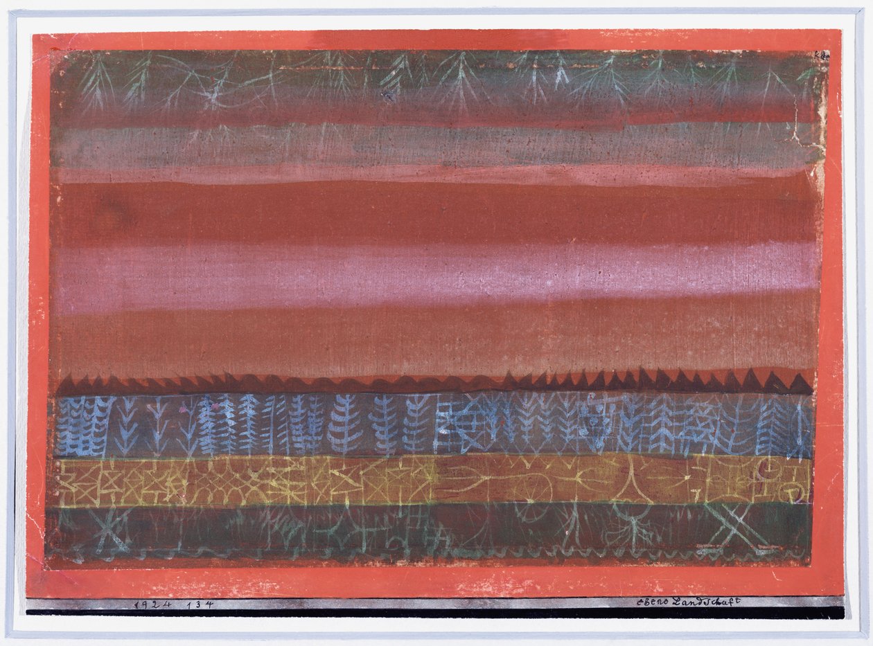 Katmanlı Manzara by Paul Klee