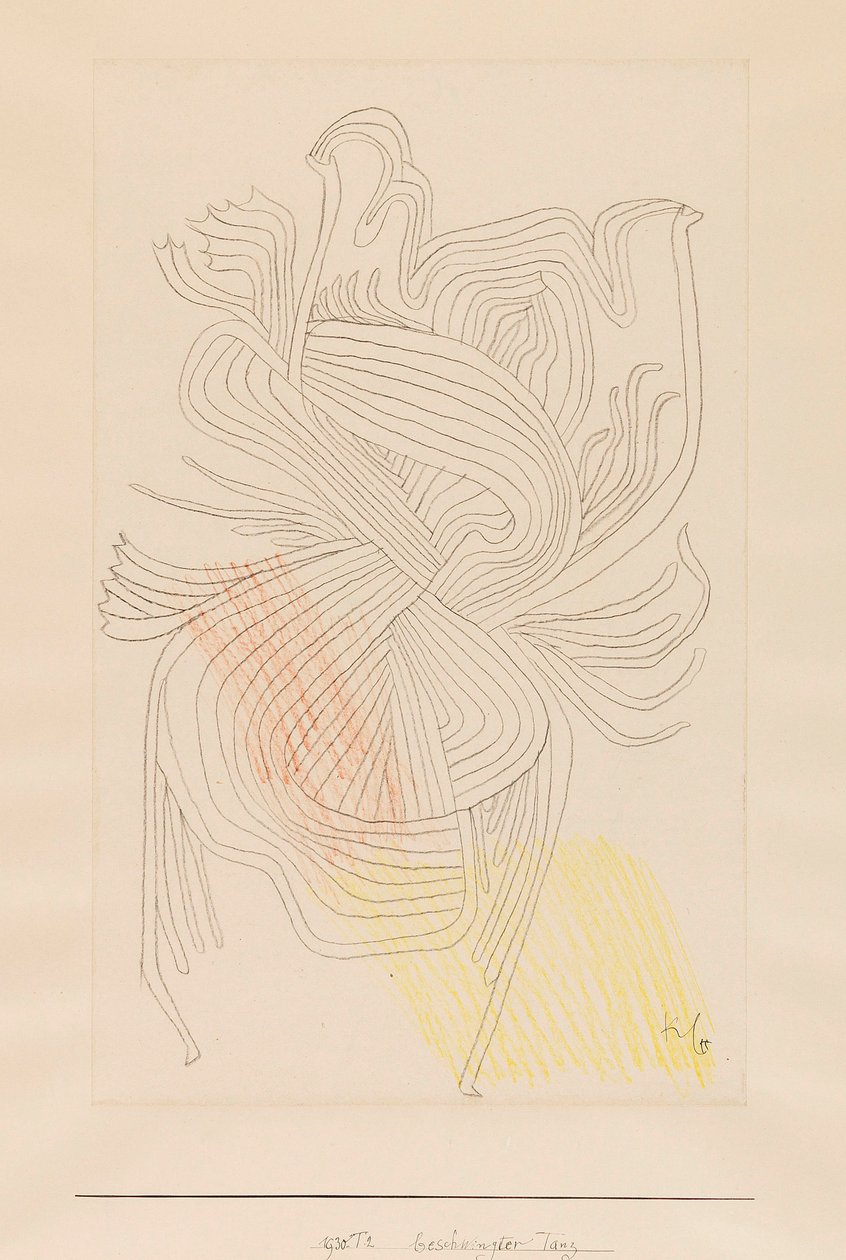 Canlı Dans, 1930. by Paul Klee