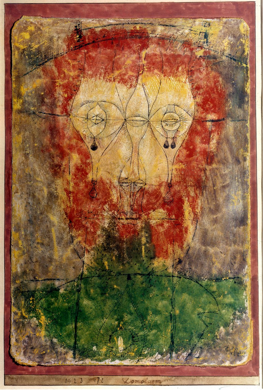 Lomolarm Tablosu Paul Klee (1879-1940) (ec.suiss.) 1923 (tuval üzerine yağlı boya) by Paul Klee