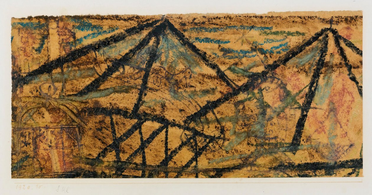 Su Taşıyıcı ile 1920. by Paul Klee