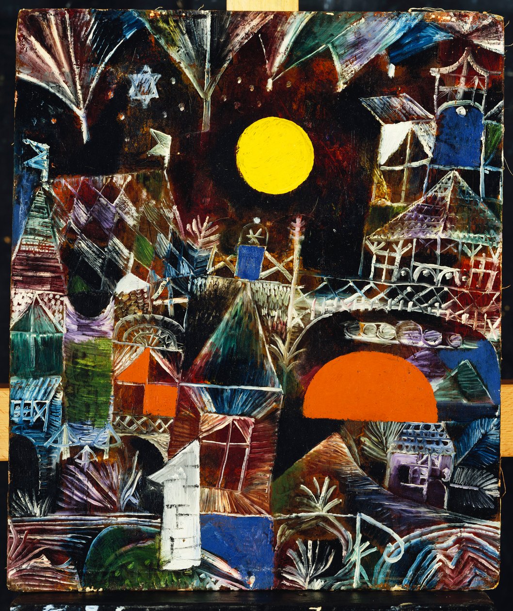 Ayın Doğuşu - Gün Batımı by Paul Klee