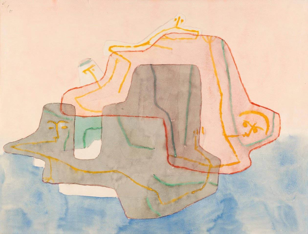Bir ada efsanesi, 1930. by Paul Klee
