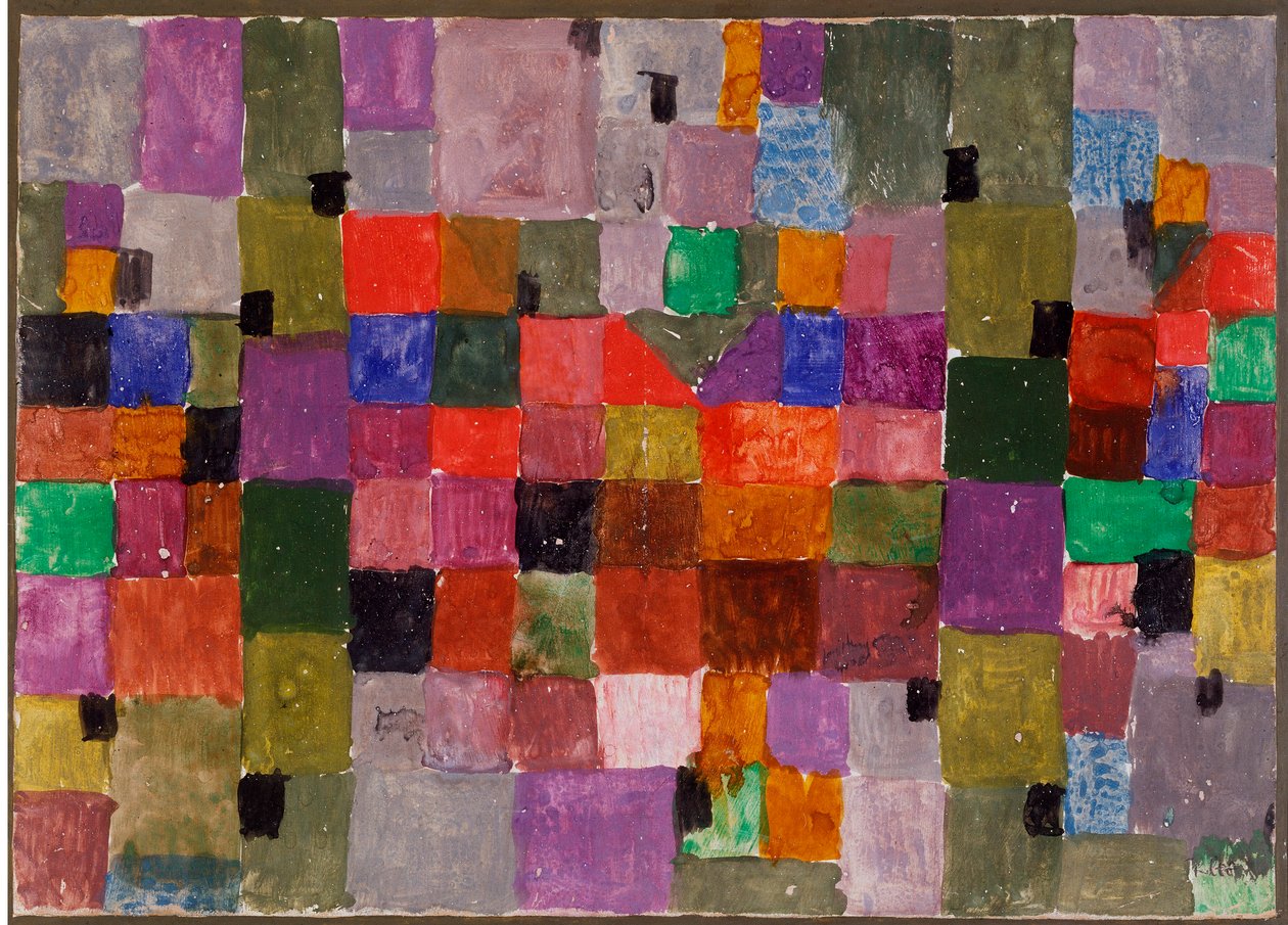 Noerdlicher ort (Place du Nord) Karton üzerine karışık teknik, Paul Klee (1879-1940) Dim. 28,5x37,1 cm Milan, özel koleksiyon by Paul Klee