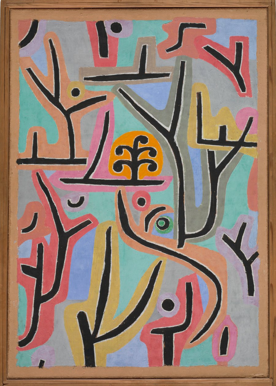 Lu yakın park.. by Paul Klee