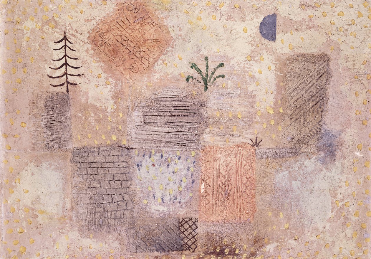 Serin Hilal ile park edin; Serin Hilal Parkı by Paul Klee