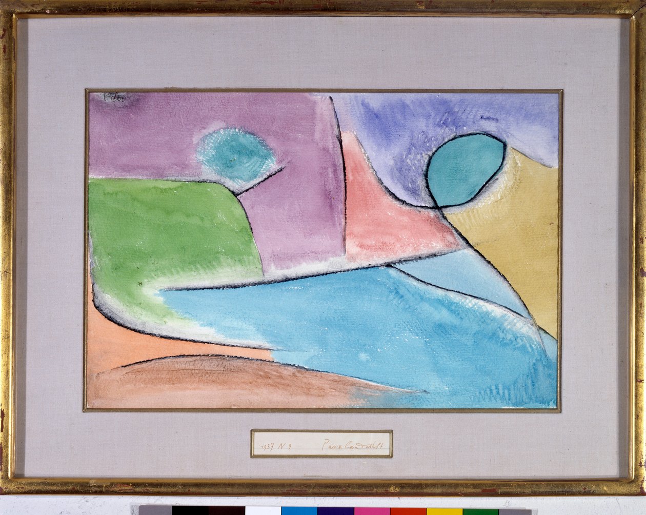 Park Alanı Şaftı (Suluboya by Paul Klee