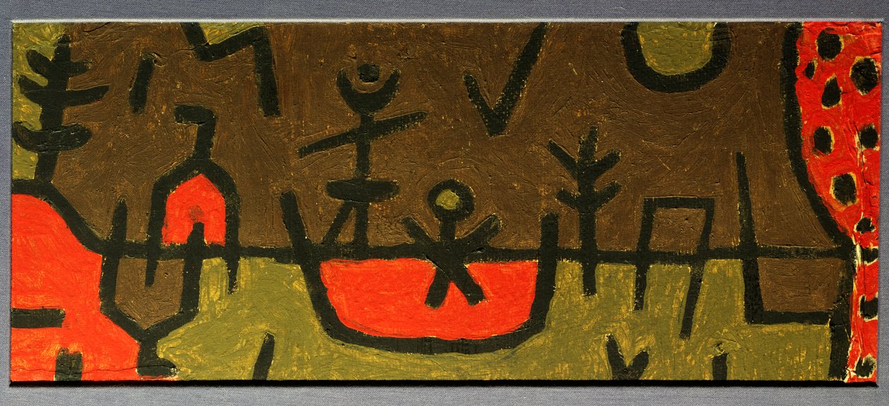 parktaki gölet by Paul Klee