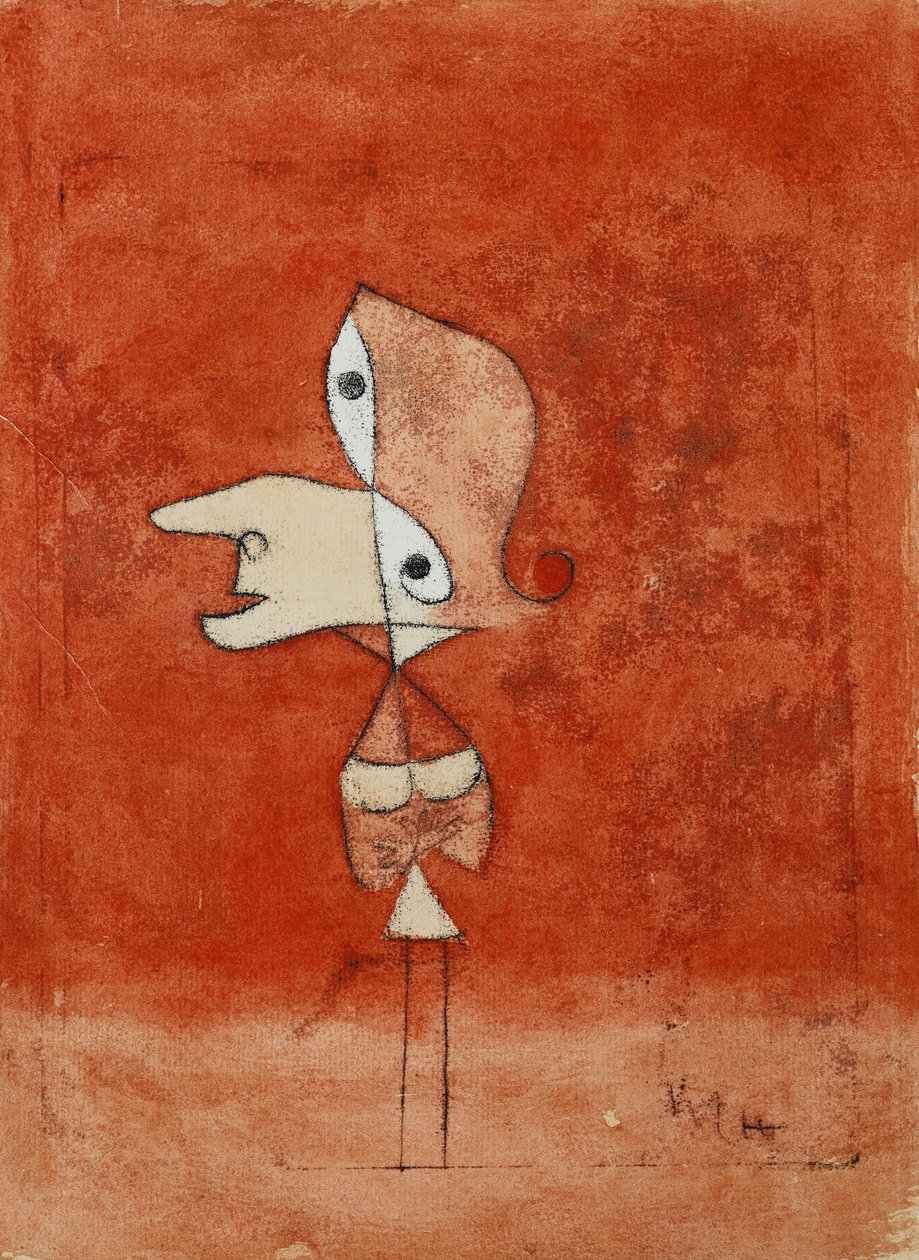 Brigitte'in Portresi (Tüm Şekil); Brigitte'in Portresi (tüm figür) by Paul Klee