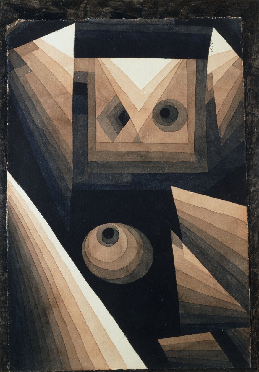 Kırmızı Tonlama; Rot Stufung by Paul Klee
