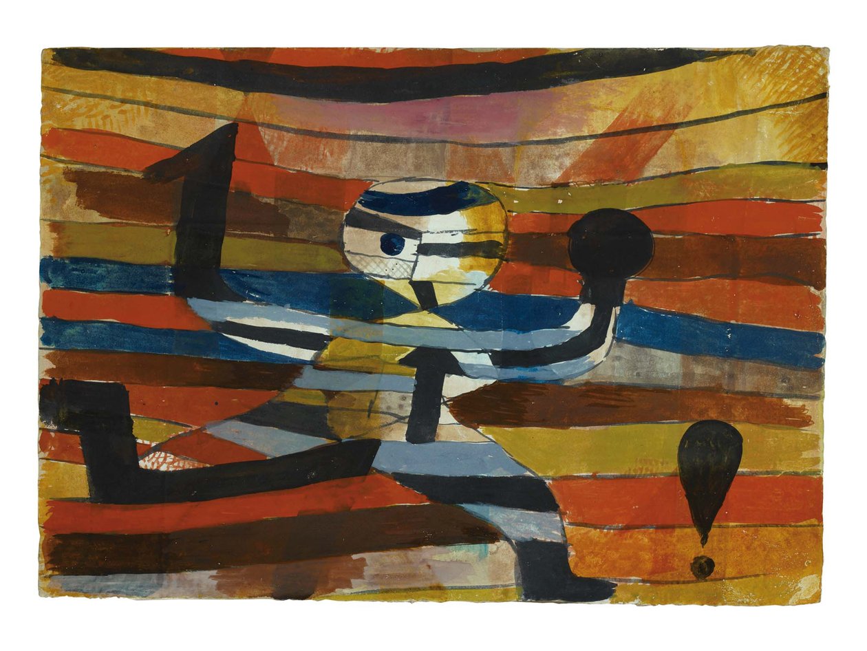 Koşucu - Fahişe - Boksör, 1920 by Paul Klee