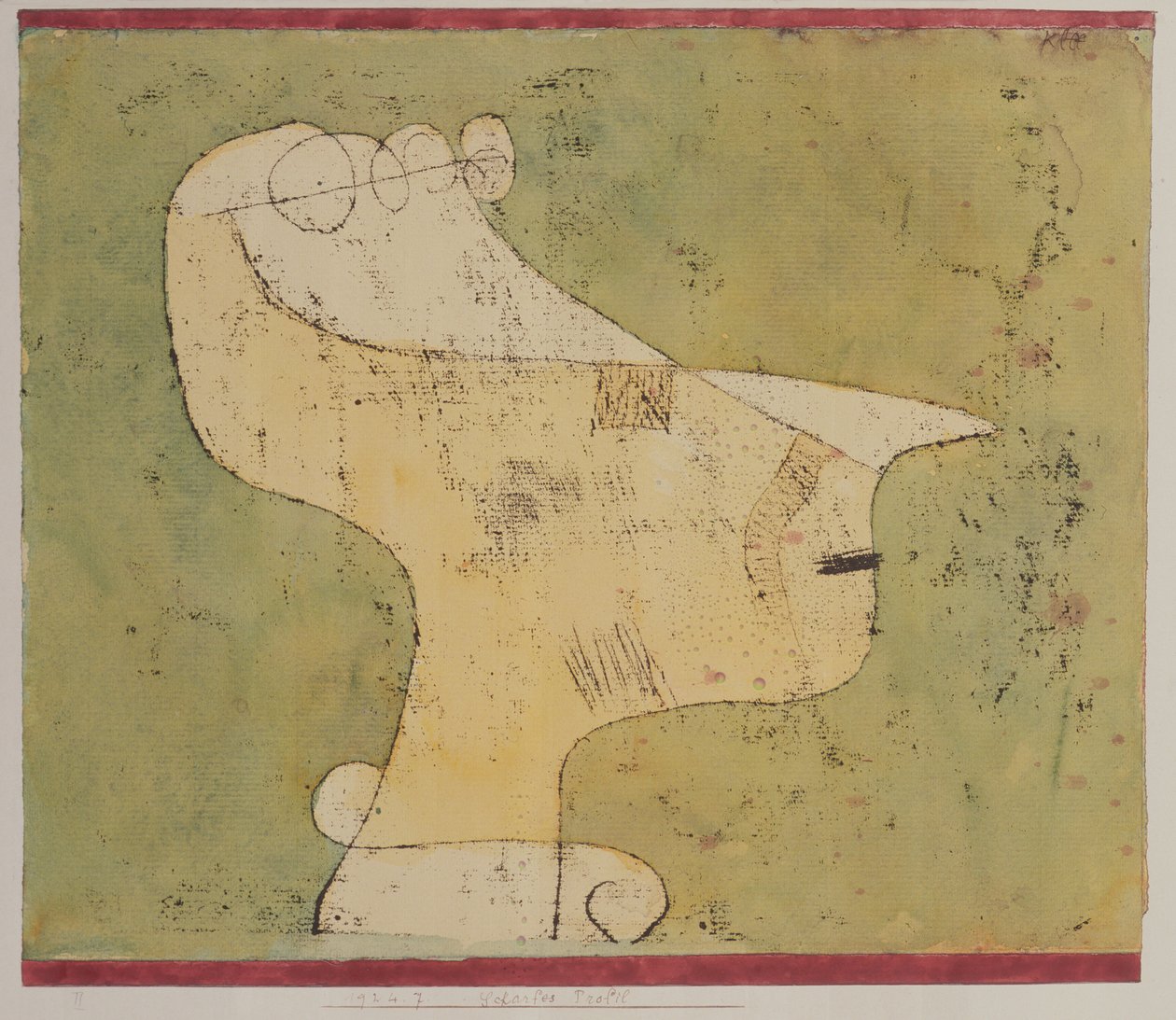 Keskin Profil by Paul Klee