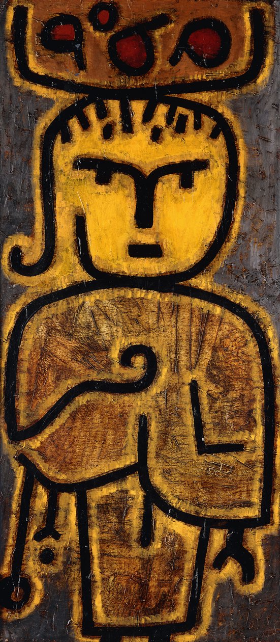 Küçük Manav; Küçük meyve tüccarı by Paul Klee