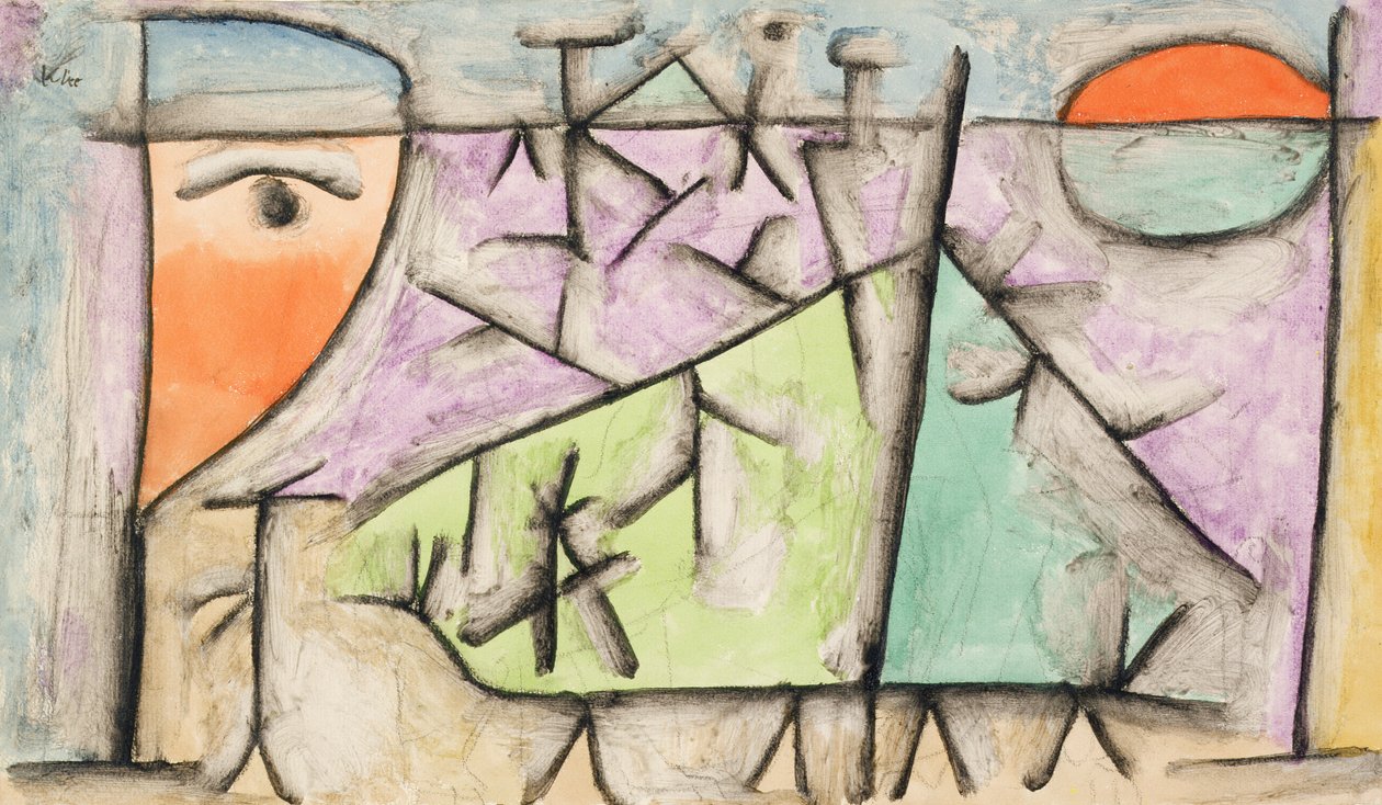Gün batımı by Paul Klee