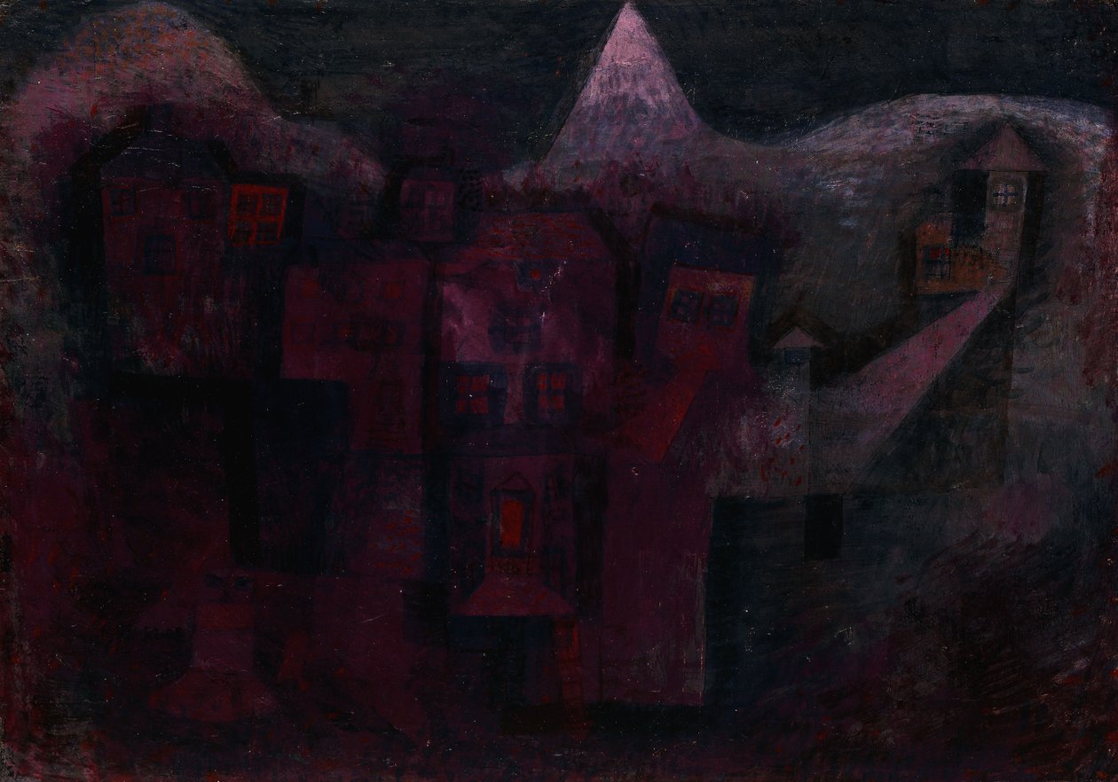 Güney Dağ Köyü; Sudliches Bergdorf by Paul Klee