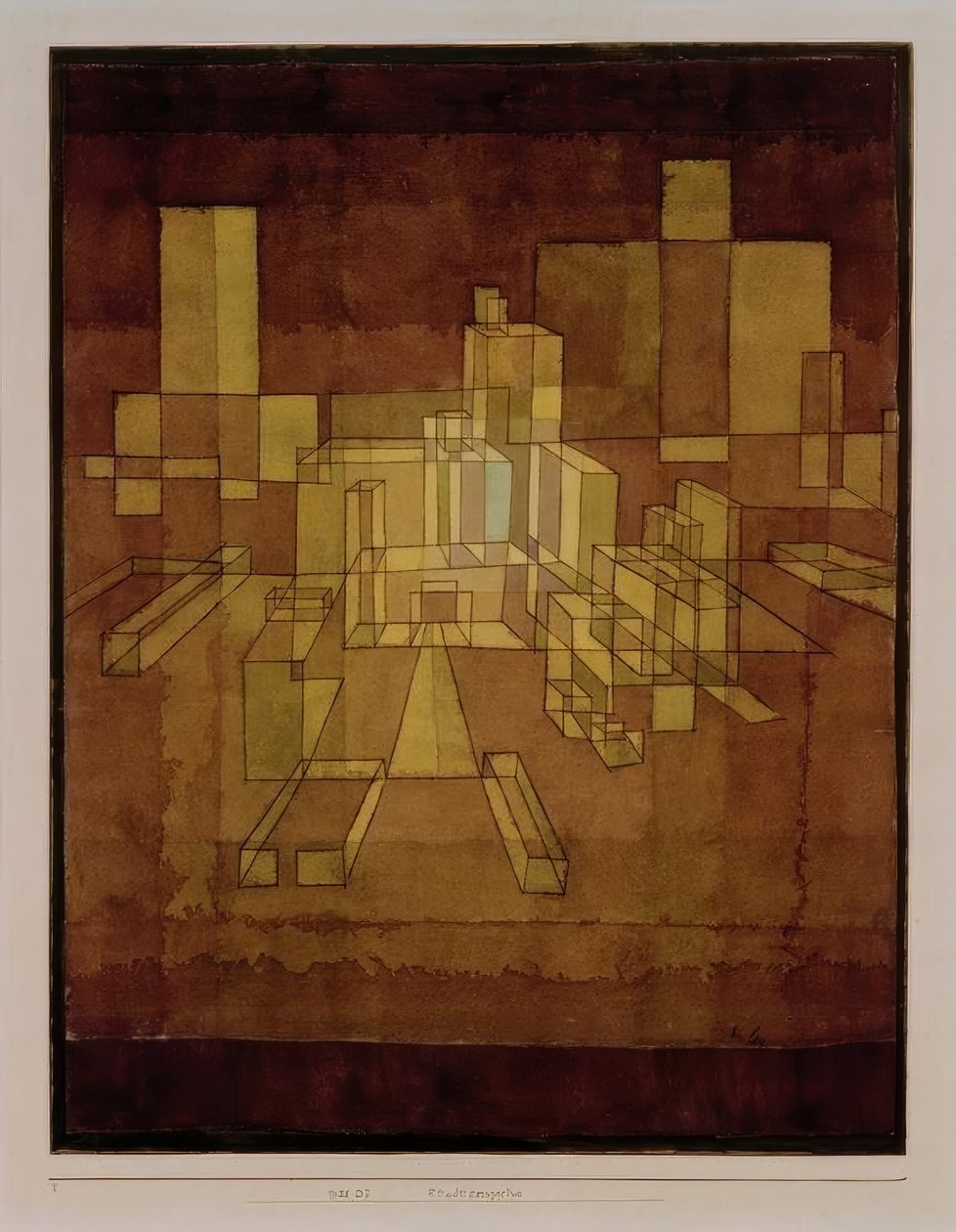 Şehir perspektifi by Paul Klee