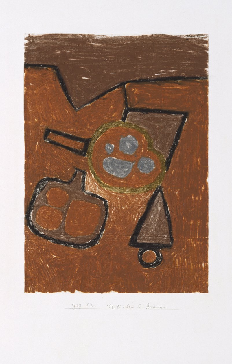 Kahverengi Natürmort by Paul Klee