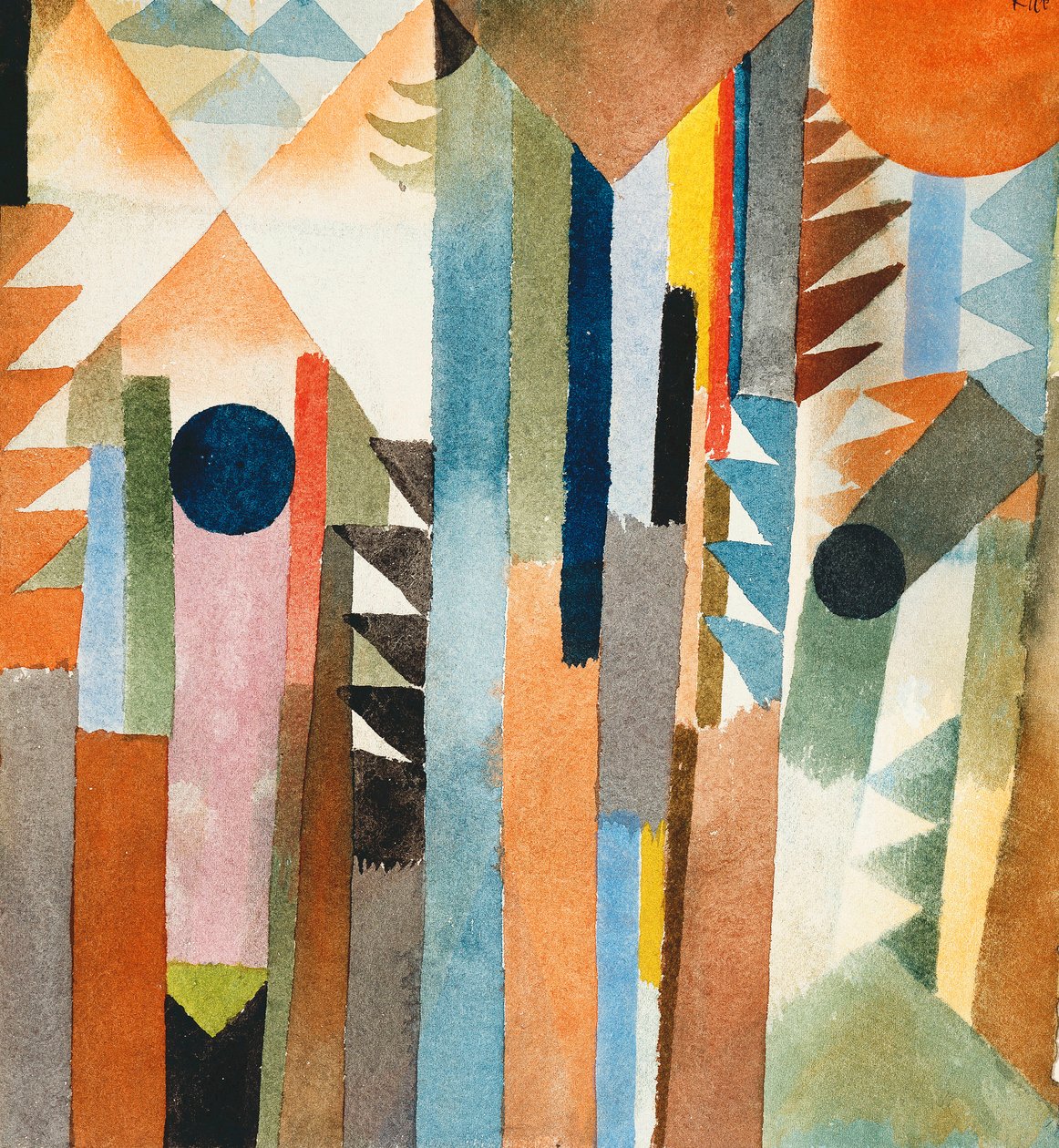 Tohumdan Büyüyen Orman; Tohumdan büyüyen orman by Paul Klee