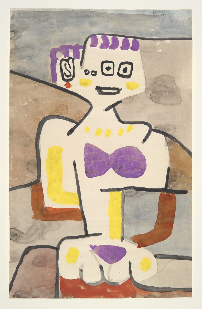 Kuzeydeki Kız, 1939 dolayları (suluboya) by Paul Klee