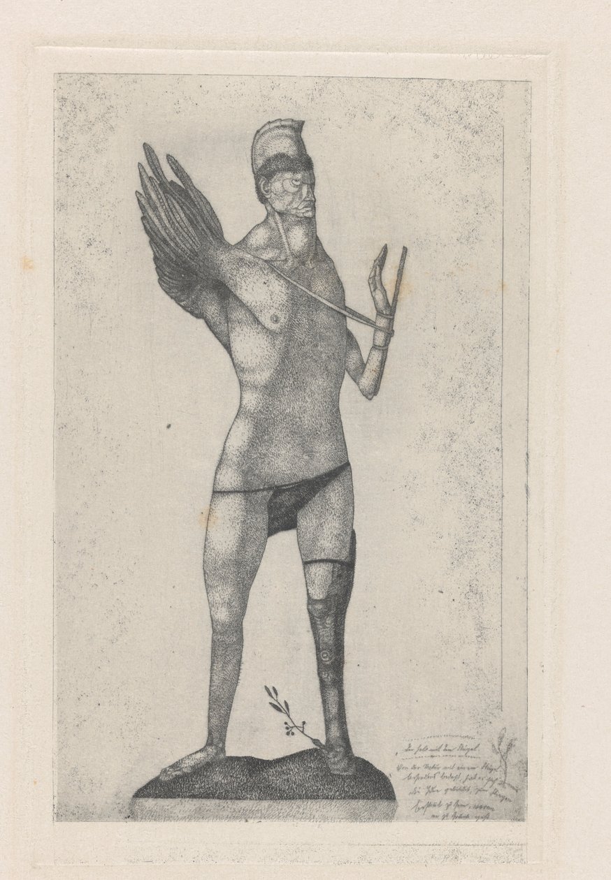Kanatlı Kahraman, 1905. by Paul Klee