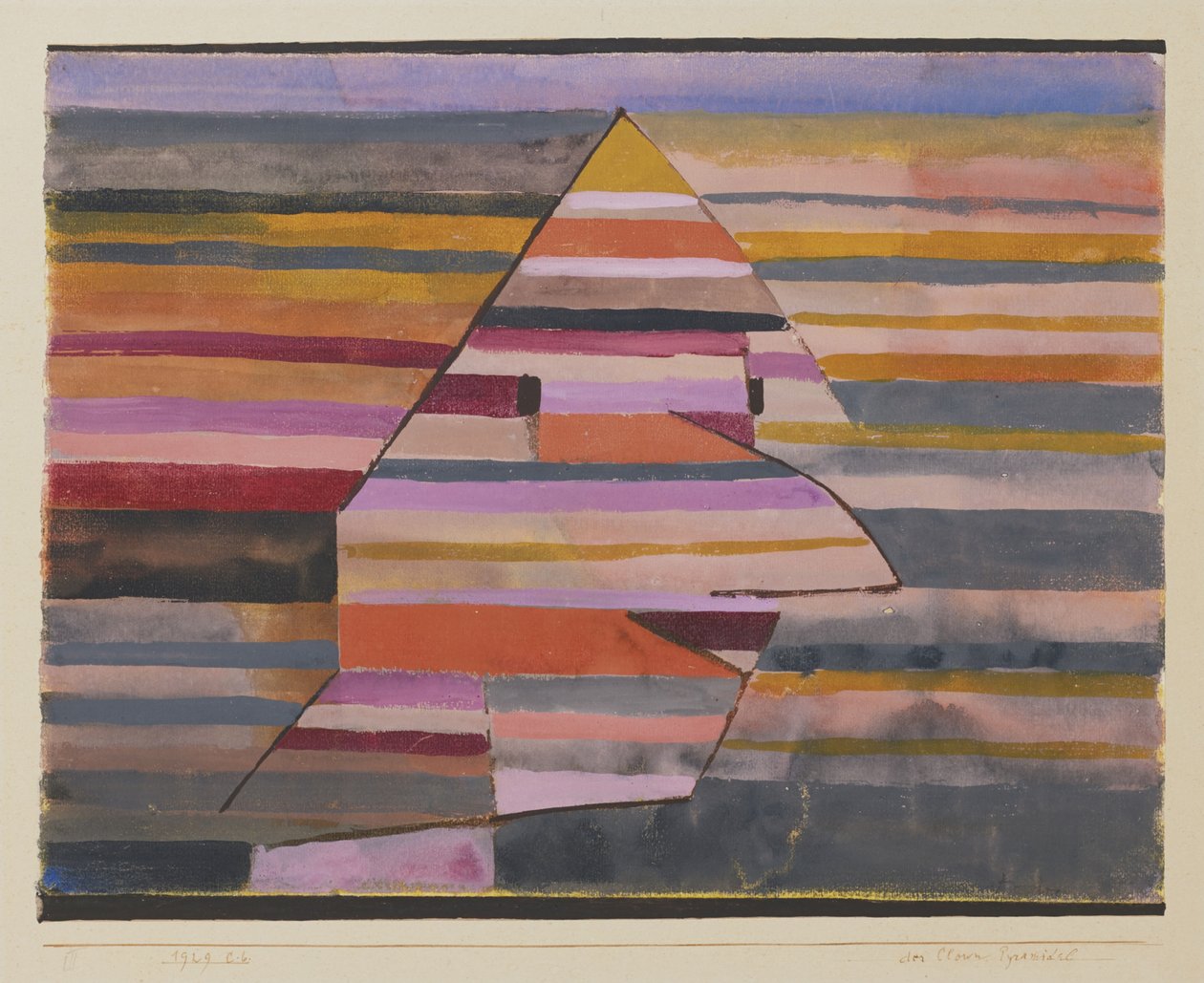 Piramit Palyaço by Paul Klee