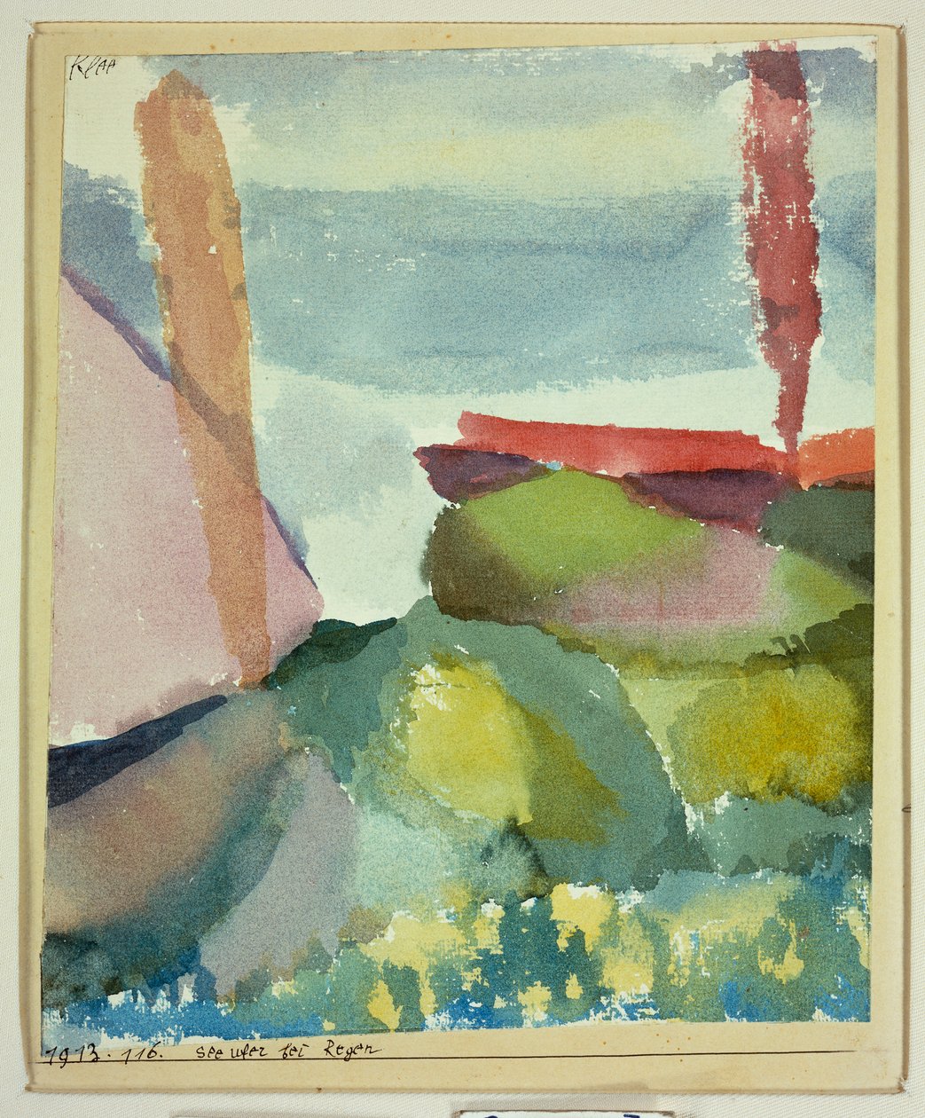 Yağmurda Deniz Kenarı by Paul Klee