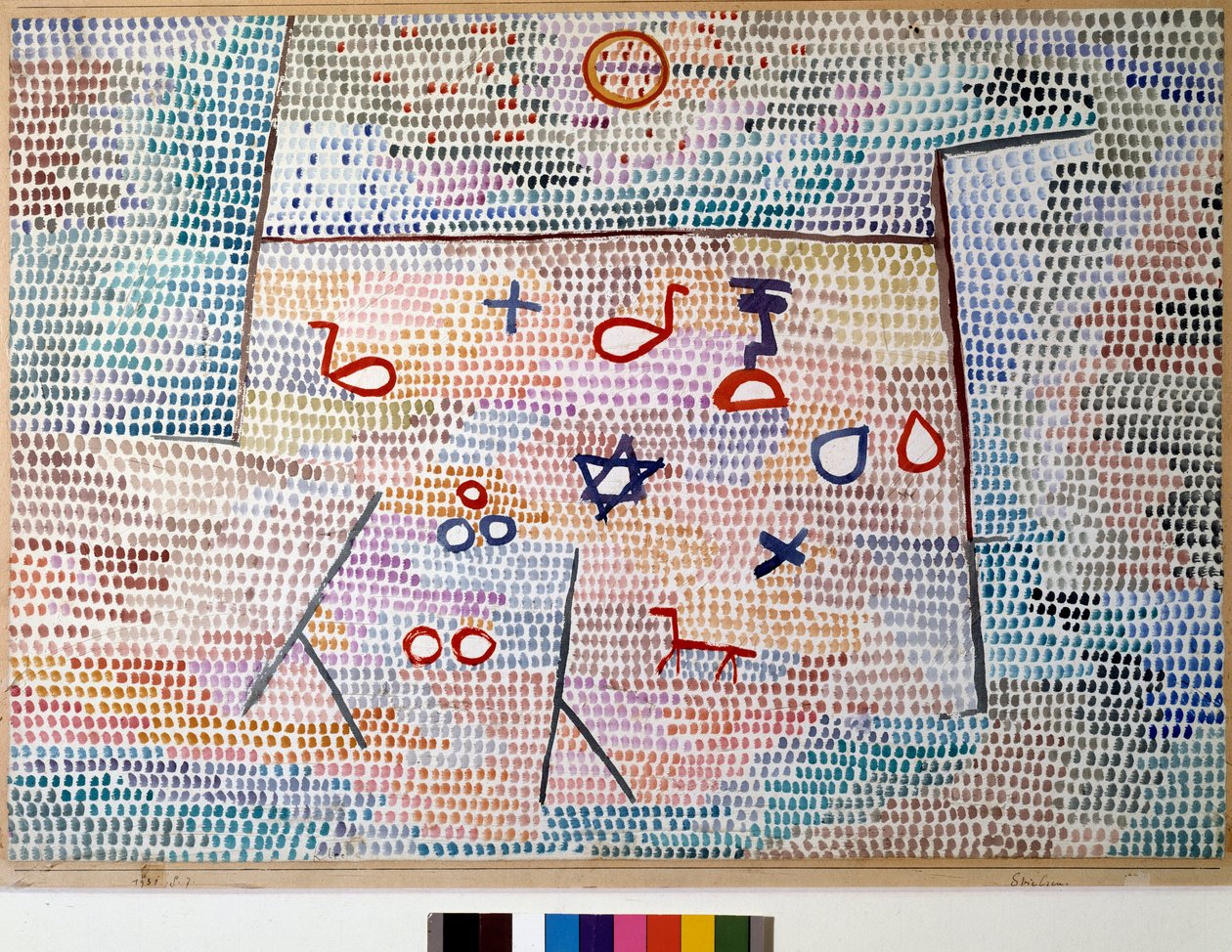 Oyuncak (Sulu Boya by Paul Klee